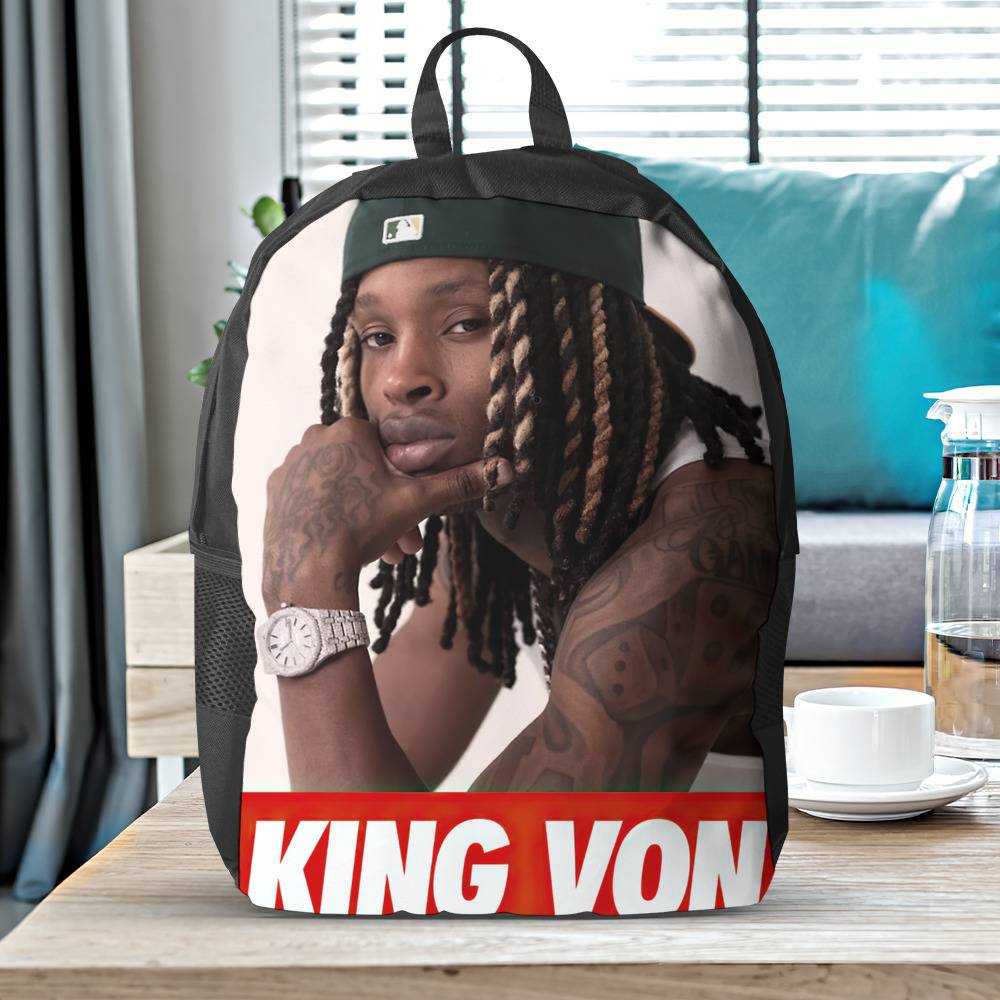 King Von Backpack Kig Von Rapper Essential Backpack
