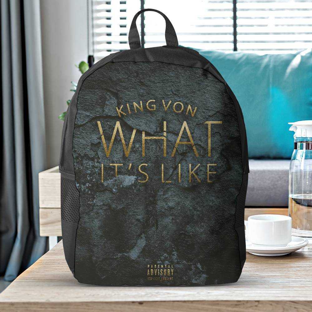 King Von Backpack King Von What It's Like Lyrics Backpack