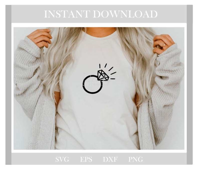 Wedding Ring Svg, Just Married Svg - Wedding Svg - Wife Svg - Wifey Svg - Husband Svg - Hubby Svg#1