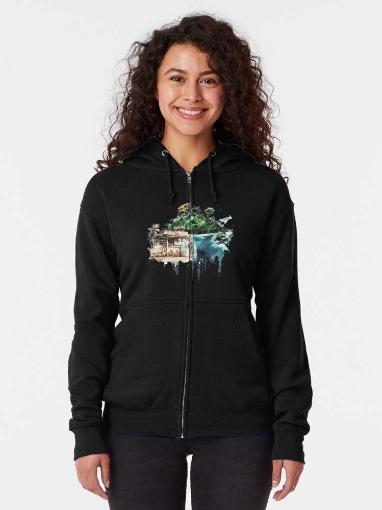 Endless Summer Vacation Zipped Hoodie Keeps You Cozy and