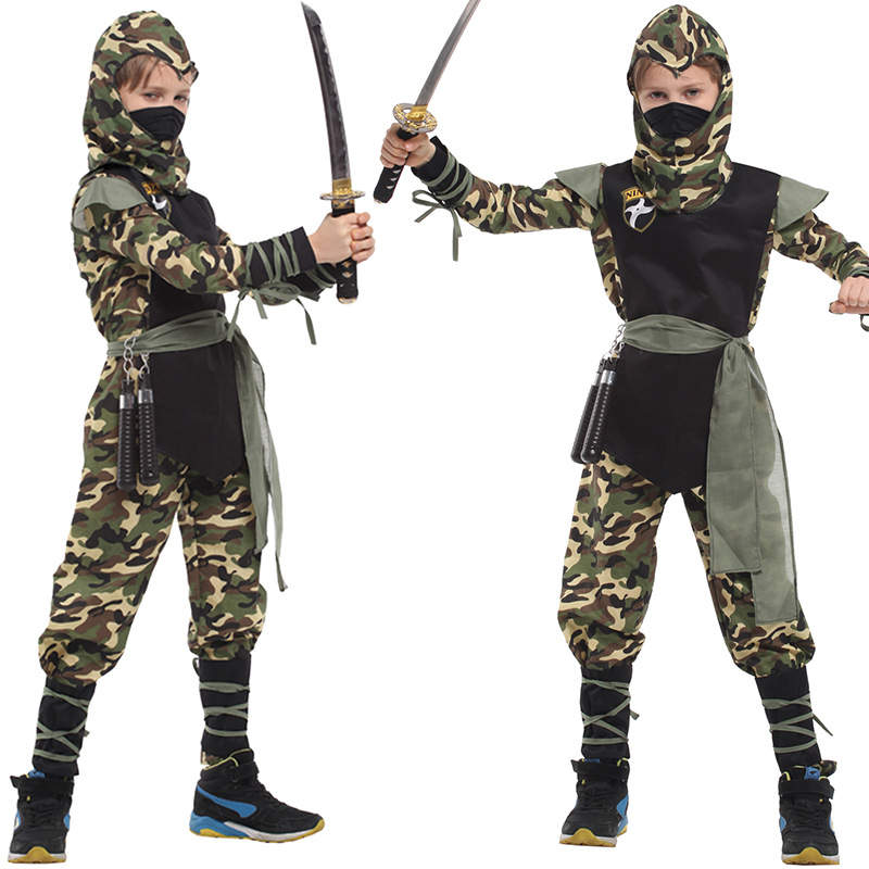 Disfraz Ninja Camo Niños 7 a 11 años – Vrcorporation