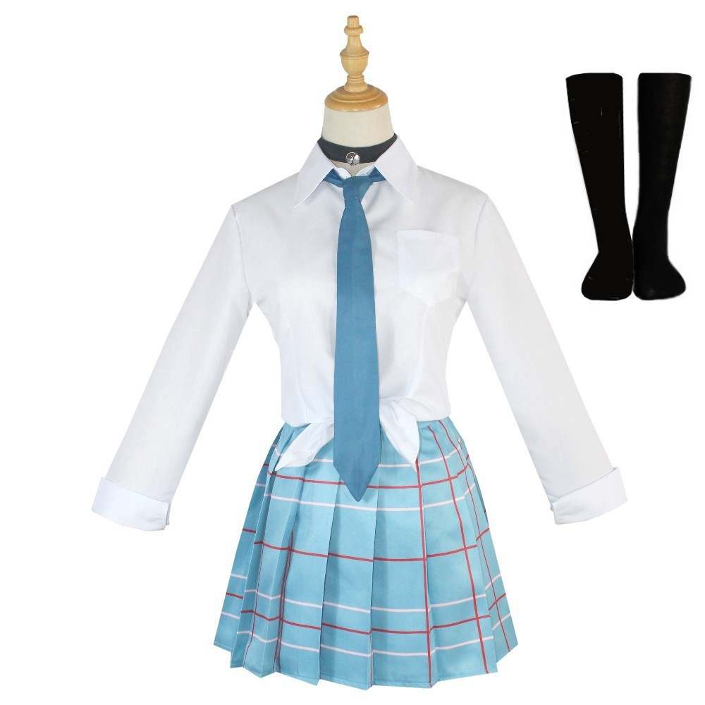  Kvikci Anime My Dress Up Darling Cosplay Costumes School  Uniform Kitagawa Dress Shirt Skirt JK Outfits for Girl Women : Clothing,  Shoes 