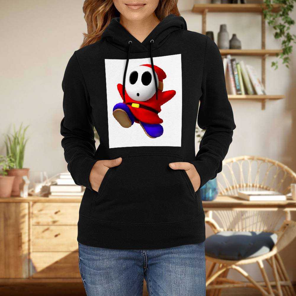 Shy Guy Hoodie Common Enemy Character In Mario Hoodie | shyguyplush.com