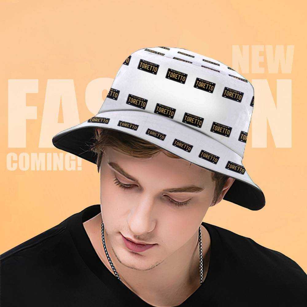 Fisherman Bucket Hat - Black/White Stripe