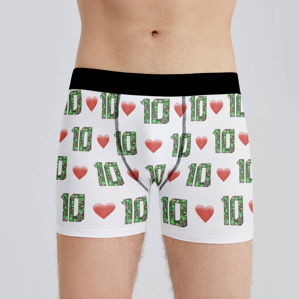 Game Theory Boxers Custom Photo Boxers Men's Underwear Heart Boxers White, Game  Theory Merch, Game Theory Fans Official Merchandise Online Store