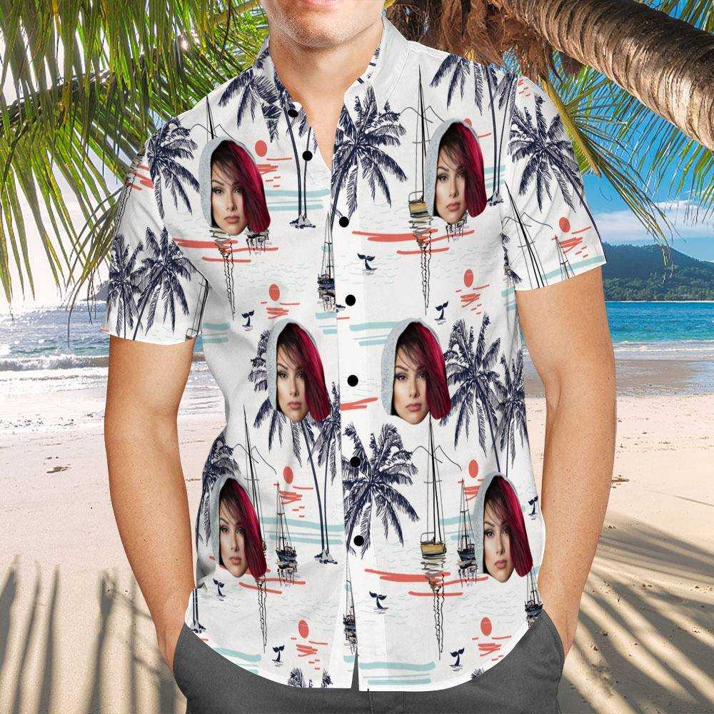 Snow Tha Product Hawaiian Shirt Custom Photo Hawaiian Shirt Chinoiserie Print Hawaiian Shirt