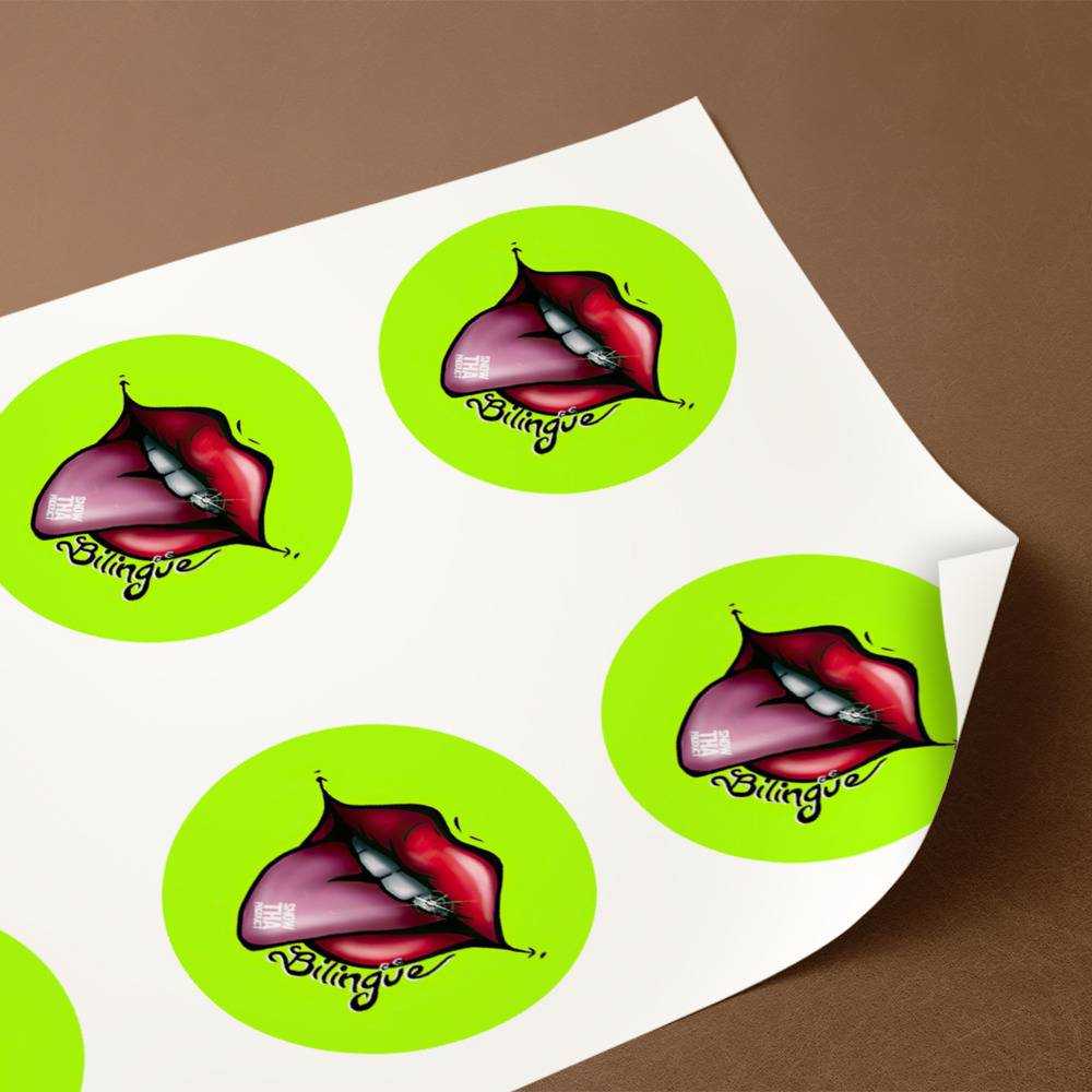 Snow Tha Product round stickers decorative stickers gift for fans Snow Rapper