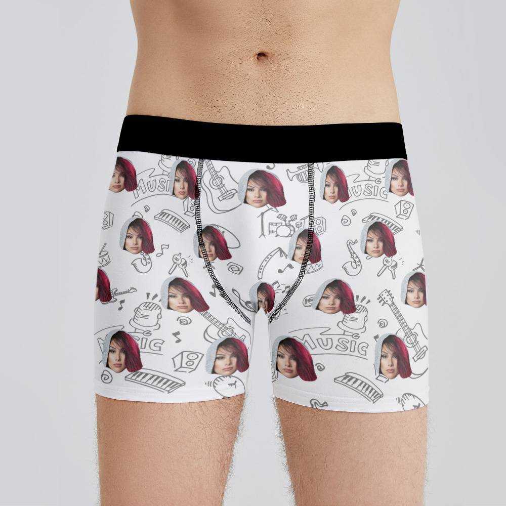 Men's Boxer Shorts - Snow White