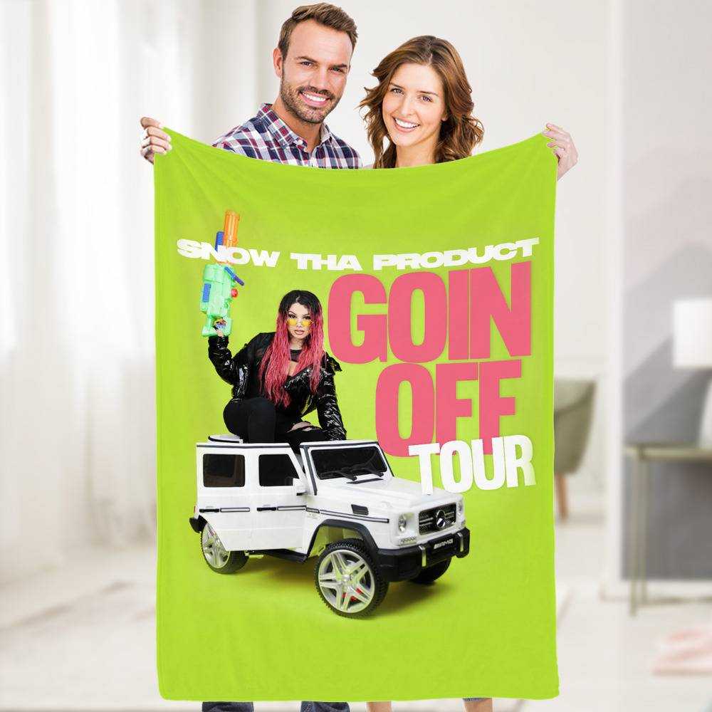 Snow Tha Product Blanket Goin Off Tour Blanket