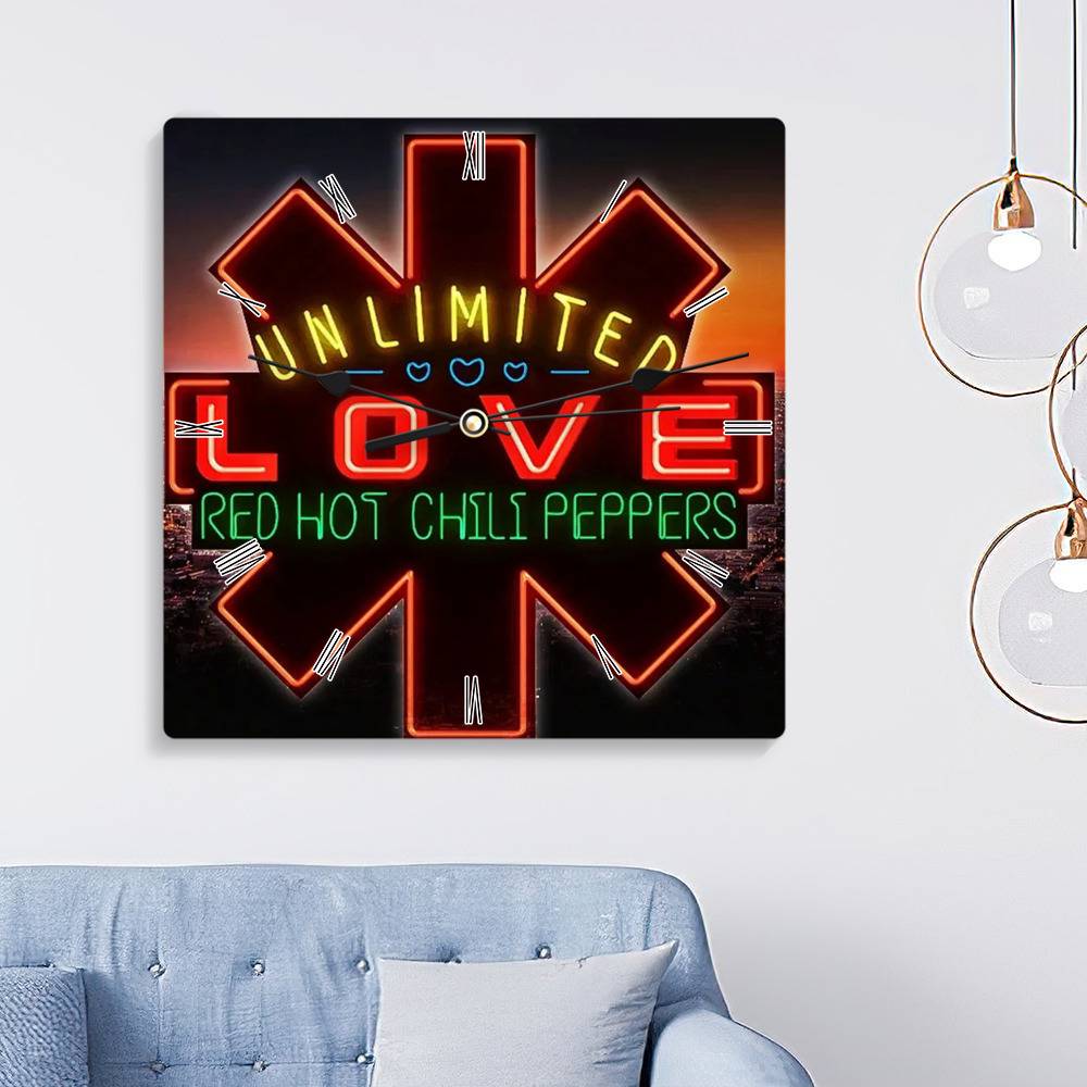 12 Inch Red Hot Chili Peppers Vinyl Vinyl Promise Wall Clock Fan Art  Original Gift From Jzsp0916, $20.11