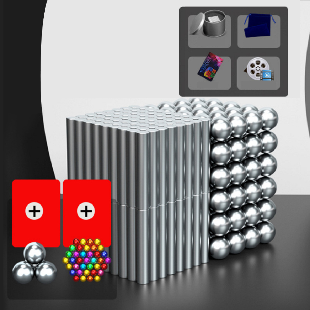 Buckyball stick, Stick Building Toys Silver 500pcs long sticks + 600pcs balls(d8mm