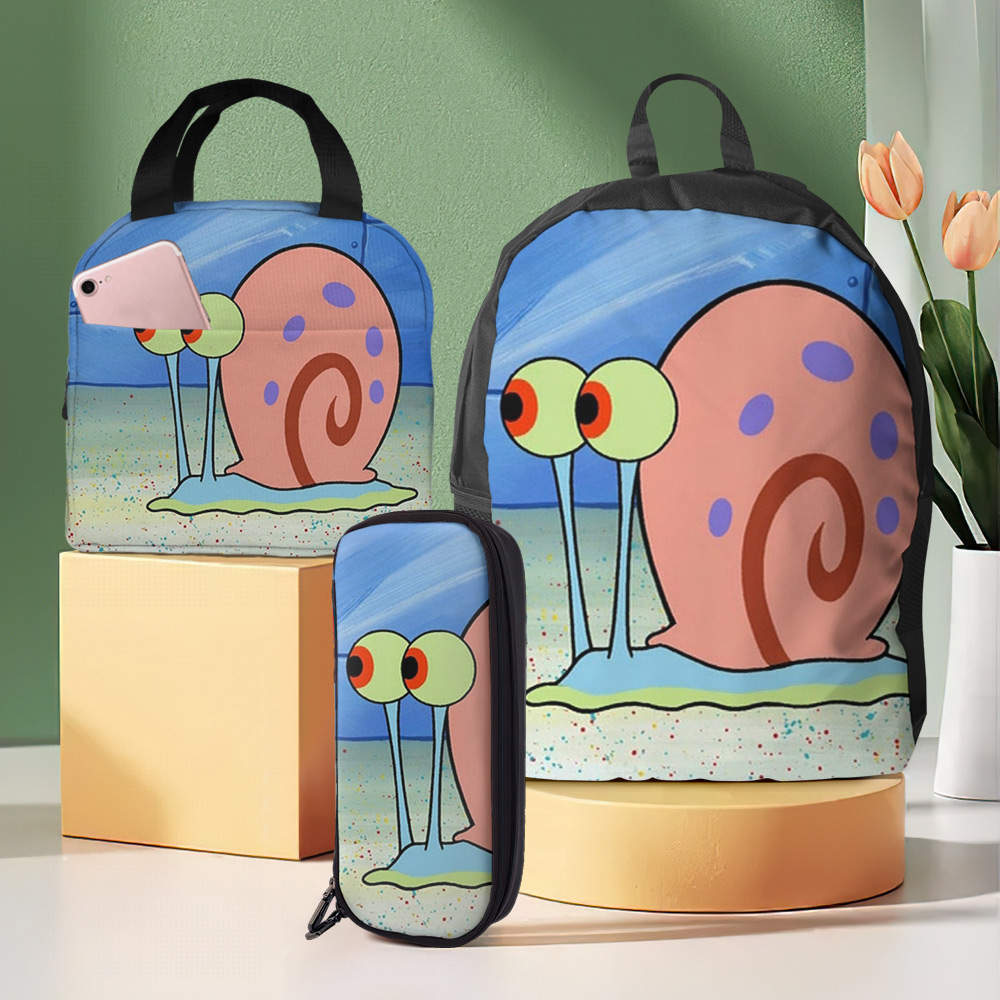 Spongebob backpack hotsell and lunchbox