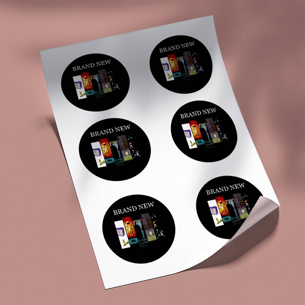 Brand New Band round stickers decorative stickers gift for fans