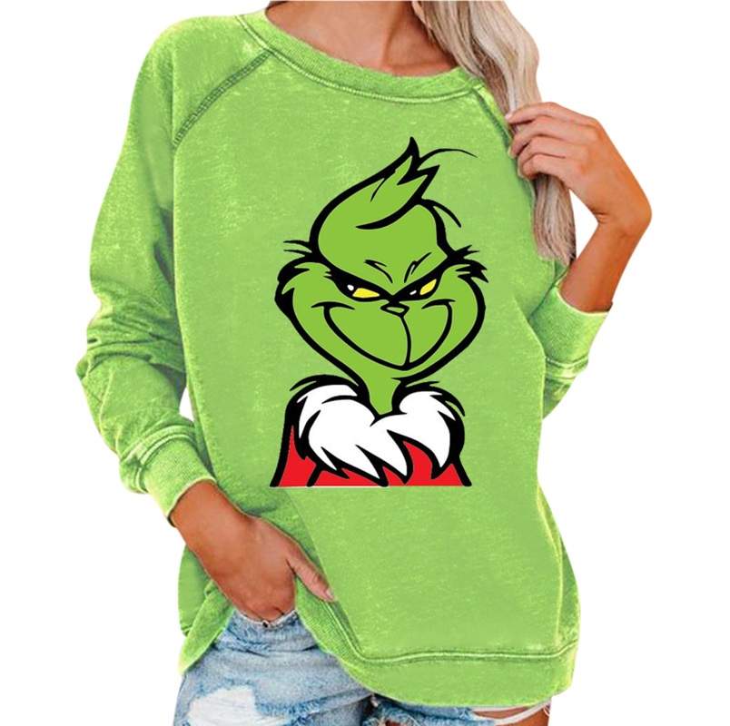 3D Green Grinch Men Women Hoodies Hooded Casual Streetwear Long