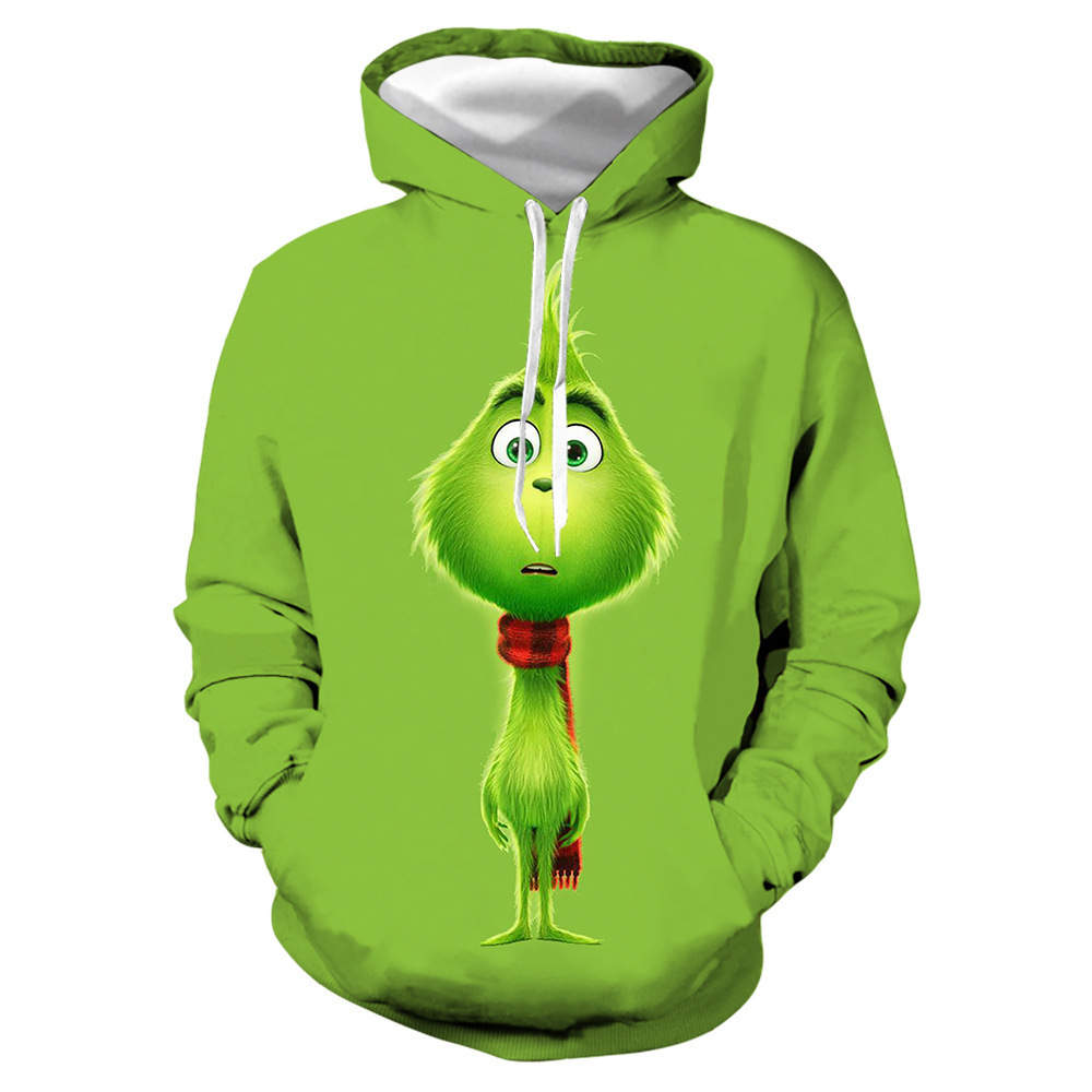 Dr. Seuss Grinch Character Zip Up Hoodie