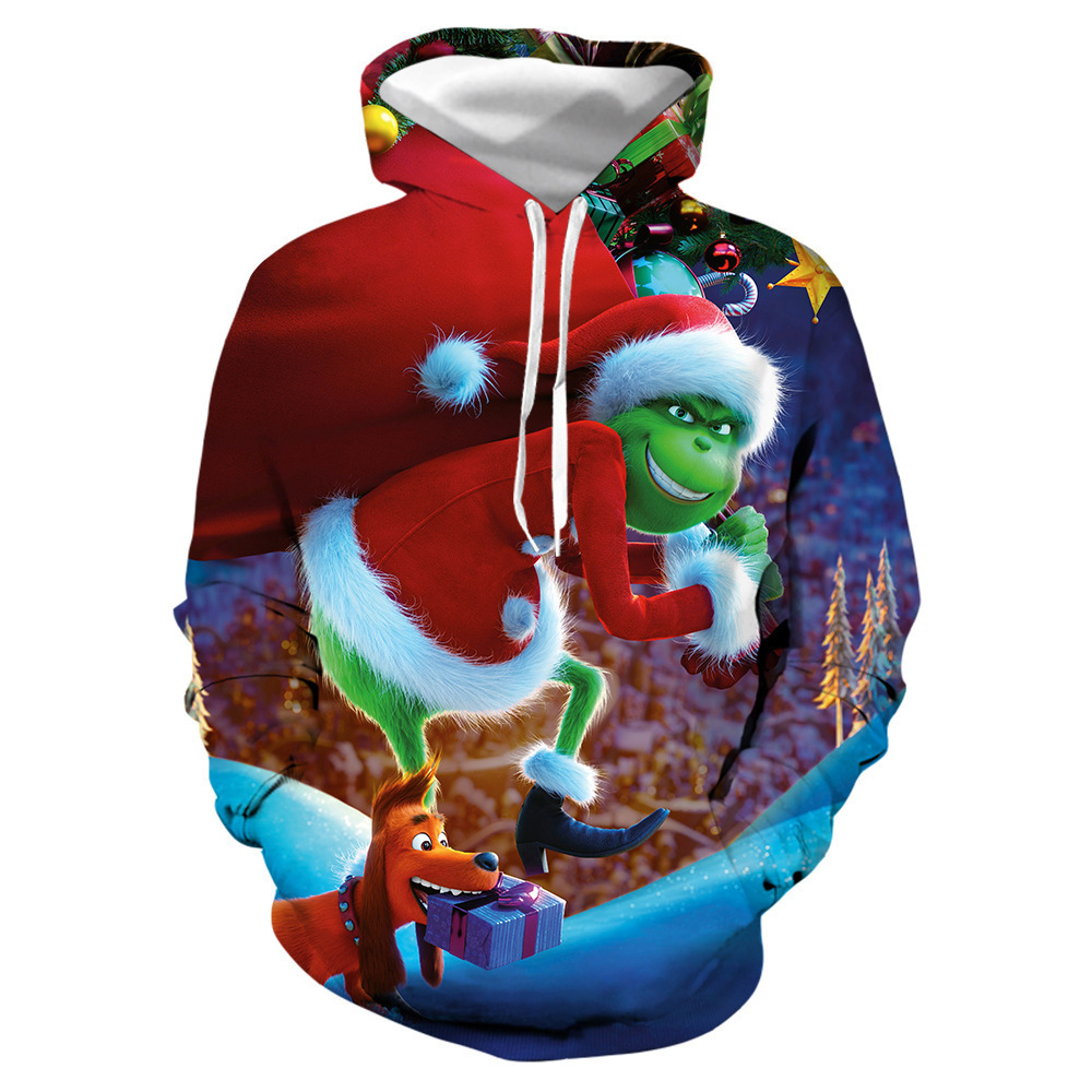 The Grinch Hand Holding Godlen State Warrior Christmas Hoodie - TeeHex