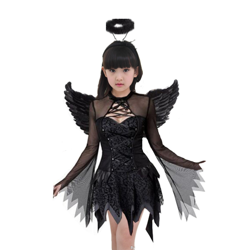 Dark Fallen Angel Teen Costume - Mr. Costumes