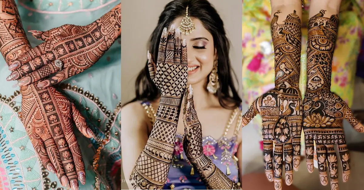 Simple Mehndi Designs For Karwa Chauth 1