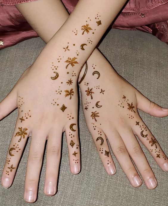 Mehndi Design Photo Simple: Simplified Version of Mehndi Designs