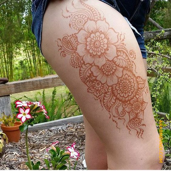 Flower Mehndi Design Easy And Beautiful 2