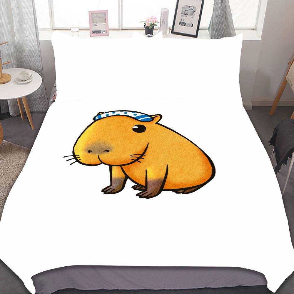 jejeloiu Kids Capybara Sheet Set Queen Size Capybara Stuffed Animal Bed  Sheets Set for Boys Teens Decor Cute Mushroom Sheets with Deep Pocket Fitted  Sheet Bedroom 4Pcs - Yahoo Shopping