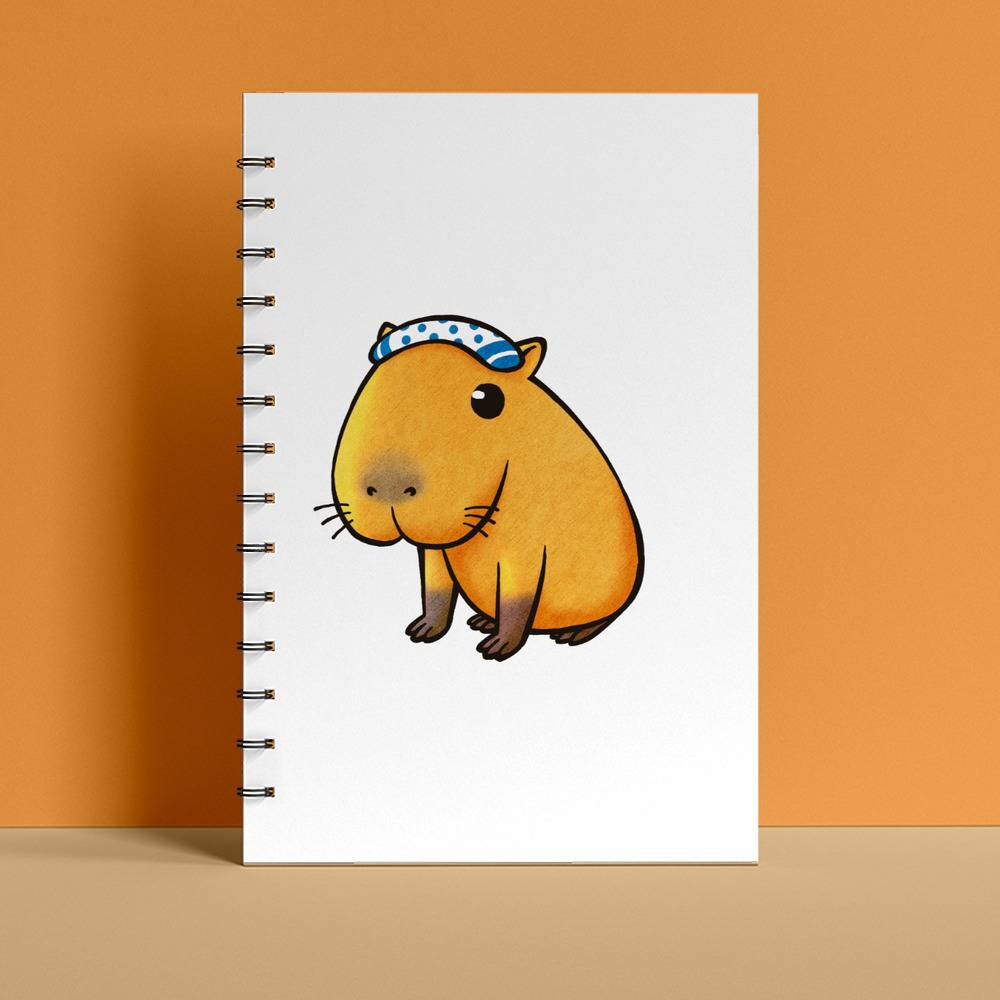 MAOFAED Capybara Gift Capybara Keychain Don't Worry Be Cappy Capybara Lover  Gift Animal Lover Gift