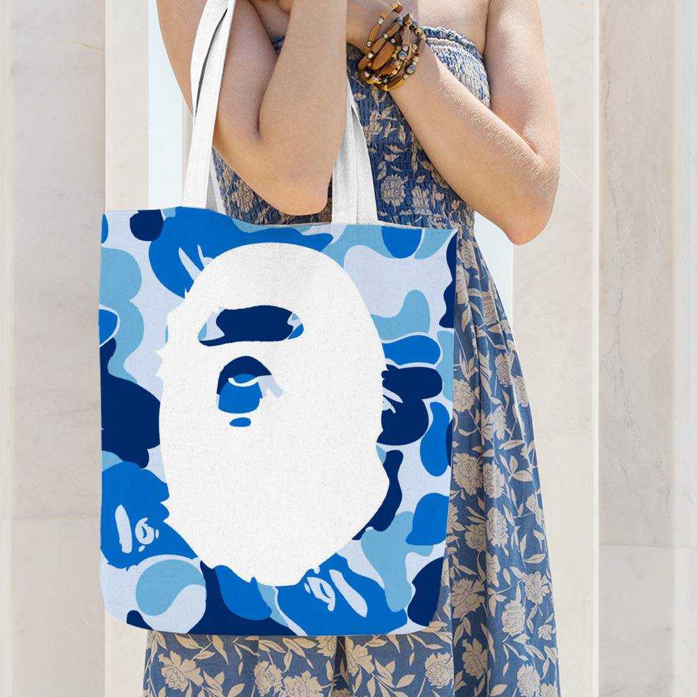 Bape Canvas Tote Bags for Women