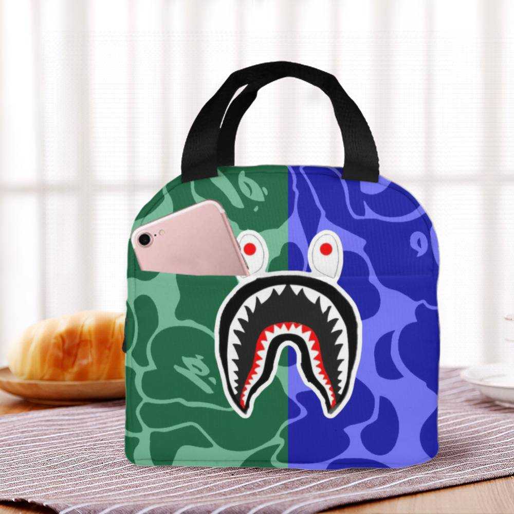 Bape, Accessories, Shark Camo Bape Inspired Lunch Bag