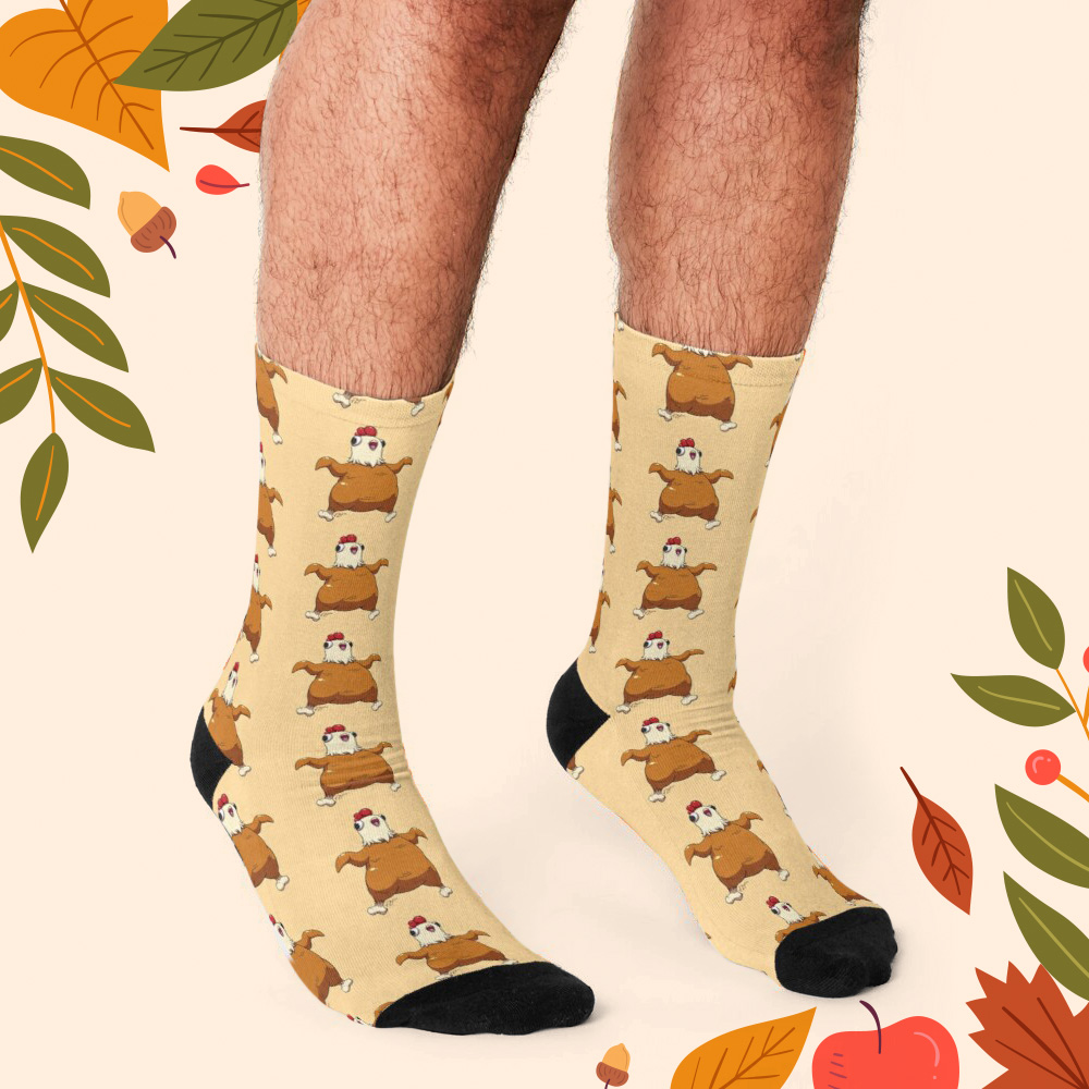 Chicken deals leg socks