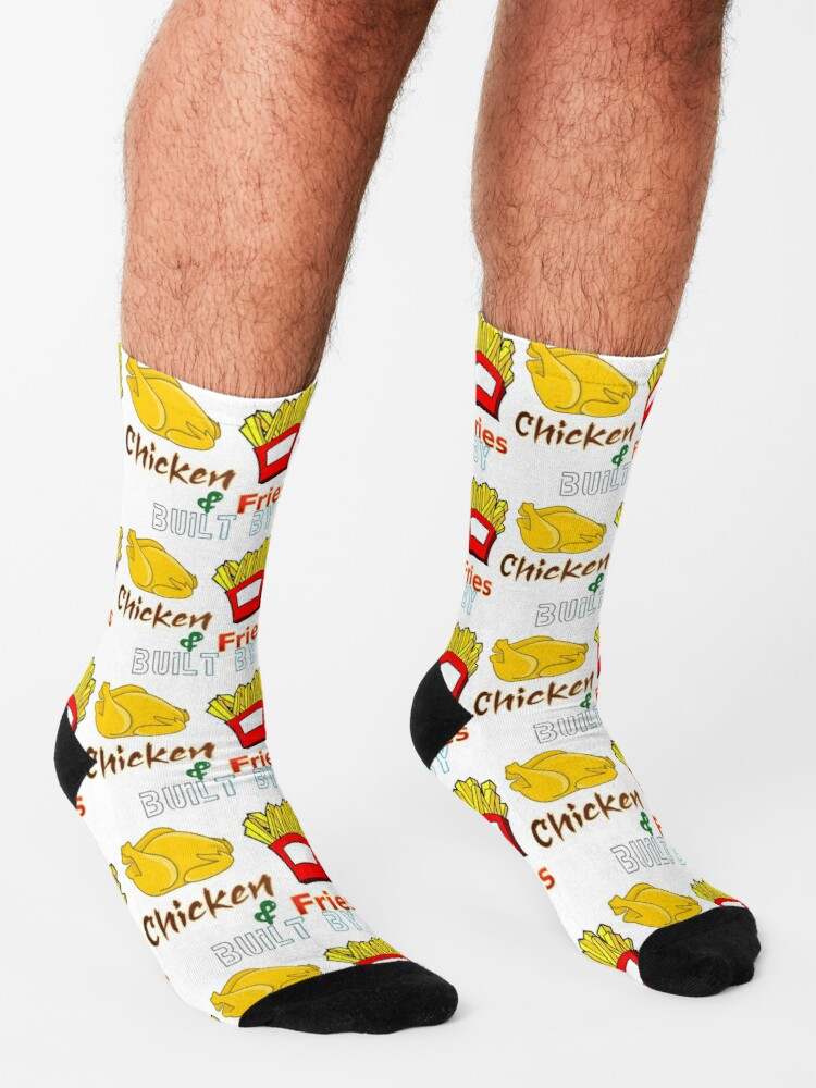Crispy Fried Chicken Socks, Built By Chicken And Fries Socks