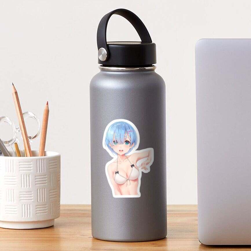 Sexy Bikini Rem Re Zero Hot Girls Sticker, Hentai Sticker#3