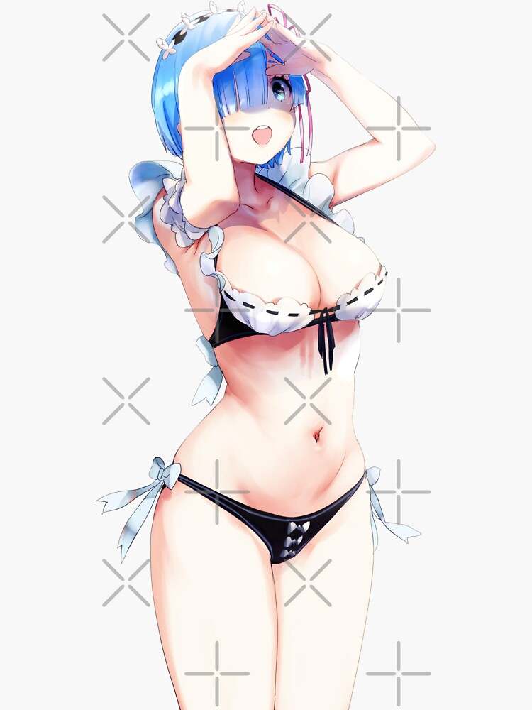 Rem RE ZERO Sticker, Hentai Sticker#2