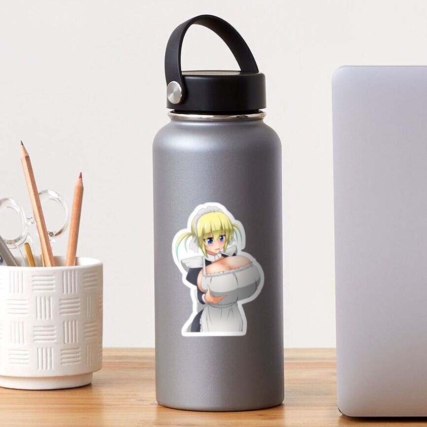 Big Boobs Anime Maid Hentai Sexy Nude Sticker, Nude Hentai Sticker#3