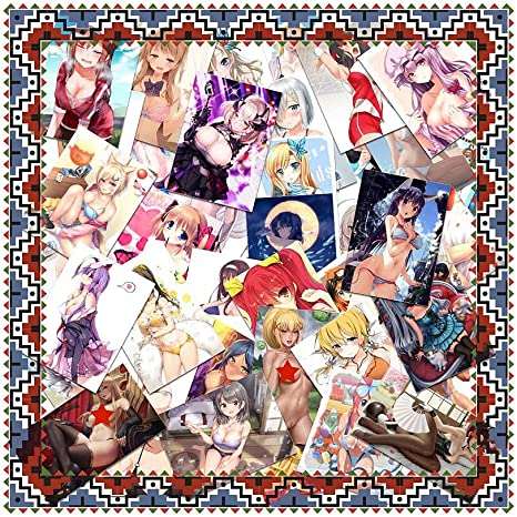 Pack 50pcs - Nude Stickers Naked Girls Anime Hentai