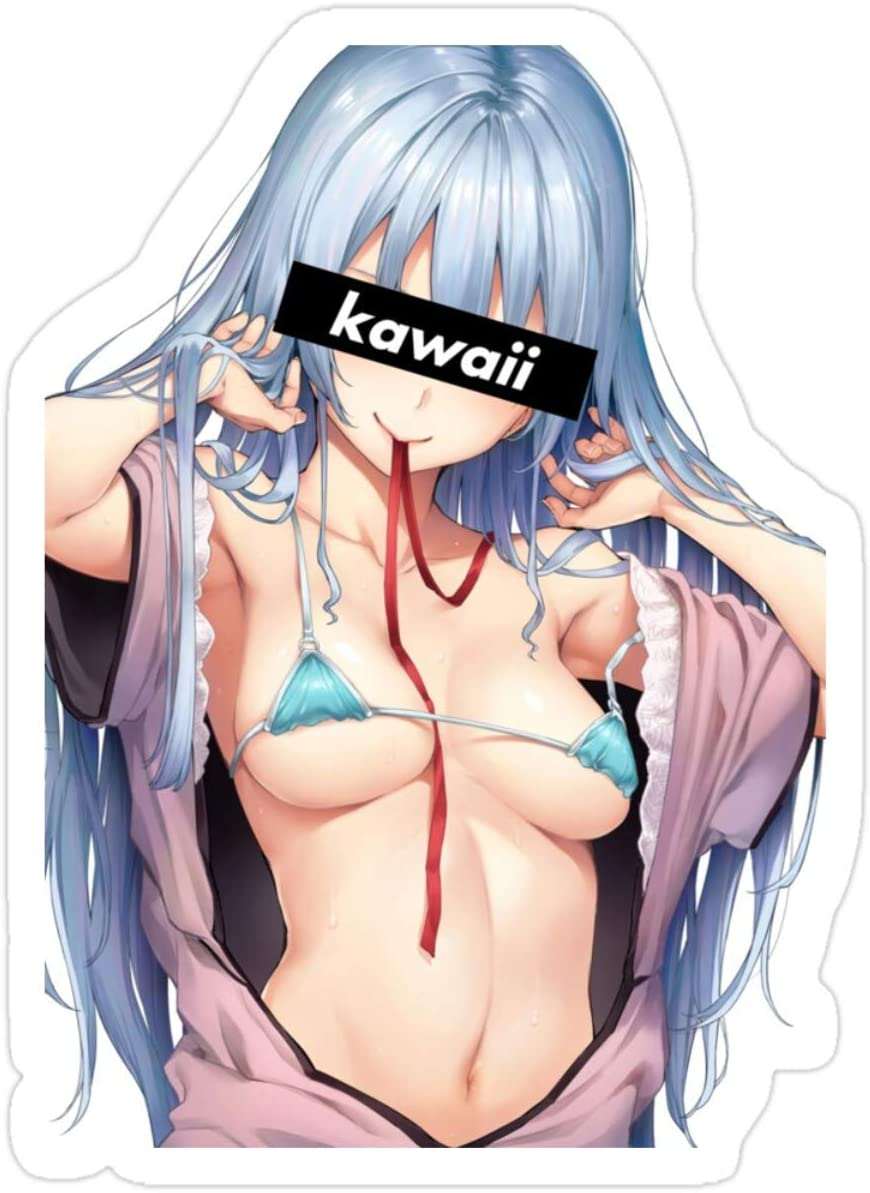 Kawaii Hentai Girl Decals, Bag Books Vinyl Stickers, Stickers Kawaii Hentai Girl Decals Bag Books#1