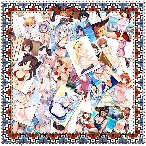 Pack 50pcs - Nude Stickers Naked Girls Anime Hentai