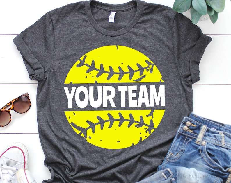 Softball Monogram Frame Svg High Quality Perfect for your Design