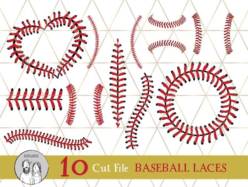 Download Softball Baseball Red Stitches Svg Designs For Your Craft Projects 