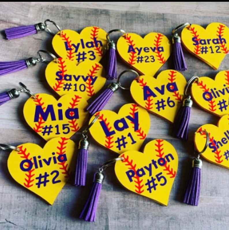 Digital Download Softball Heart SVG, Softball Heart Svg, Love Softball SVG, Cut File, Sublimation, Clip Art (Includes Svg/Png/Dxf File Formats)#3