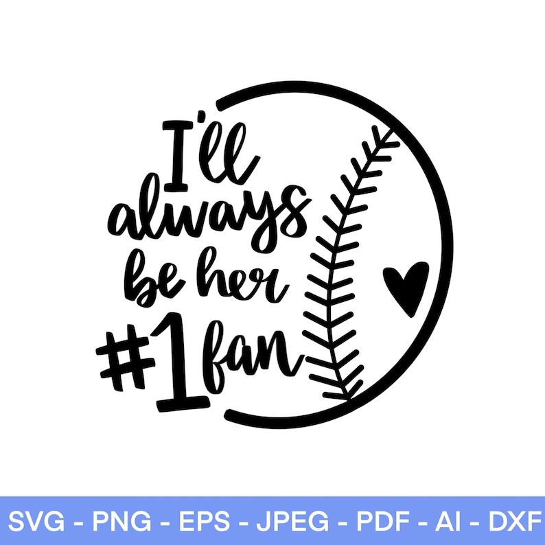 Softball Mom Biggest Fan SVG, Softball Svg