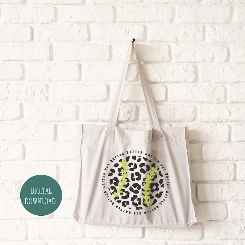 Leopard Softball SVG Download, Softball Svg, Hey Batter Batter Baseball SVG, Softball Team SVG, Softball Heart#7