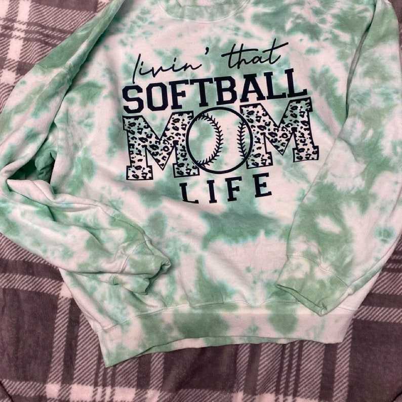 Livin That Softball Mom Life Svg Creativity and Fun Digital Download 