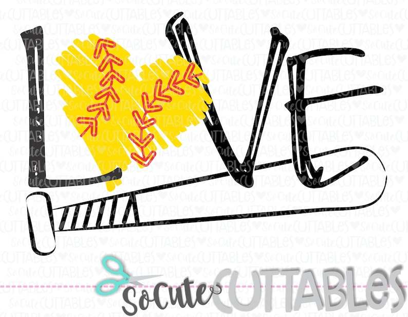Softball Bats Svg Design, Softball Shirt Svg, Softball Mom SVG, Live Love Softball Svg, Softball Sister Svg#8