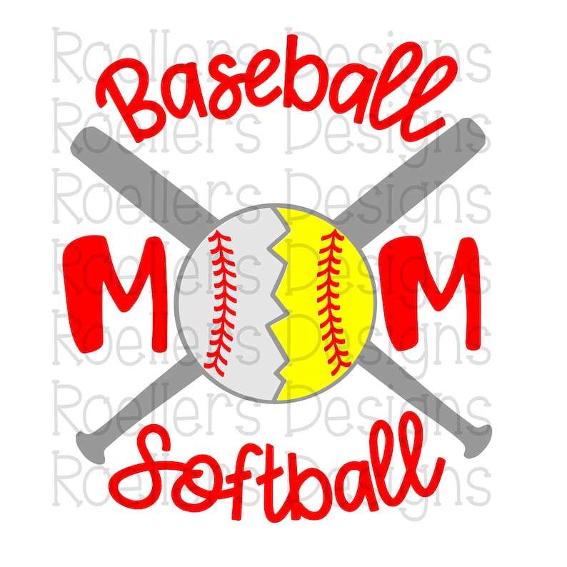 Softball Baseball Mom Bat Svg High Quality Perfect for your Design
