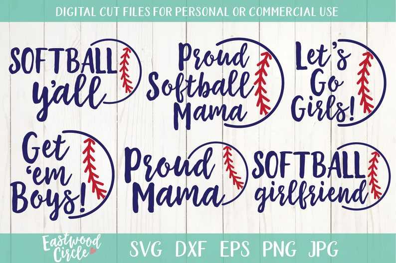 Softball Family Svg, Softball Svg, Softball Svg Bundle, Softball Svg Files, Softball Shirt Svg#3