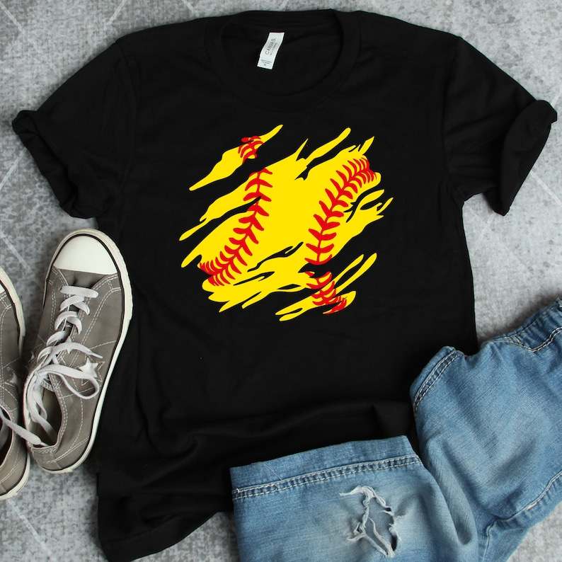 Softball Silhouette High Quality Perfect for your Design