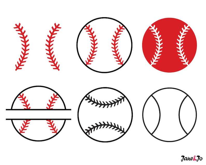 Indians Baseball Stitches Indians Softball SVG Cut File 