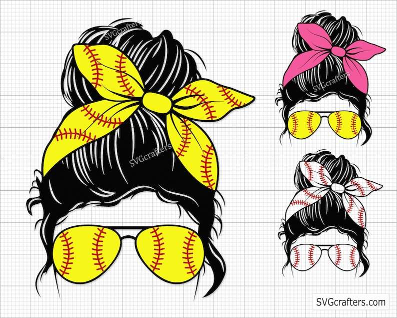 Bundle Softball Mom Svg Creativity and Fun Digital Download 