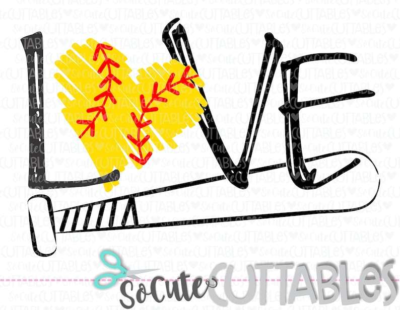 Softball Bats Svg Design, Softball Shirt Svg, Softball Mom SVG, Live Love Softball Svg, Softball Sister Svg#9