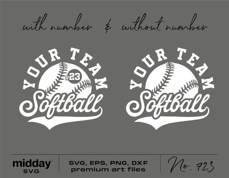 Softball Team Template Svg, Softball Shirt Svg, Softball Shirt Png, Eps Png Ai Dxf, Personalized Softball, Digital File, Silhouette#3